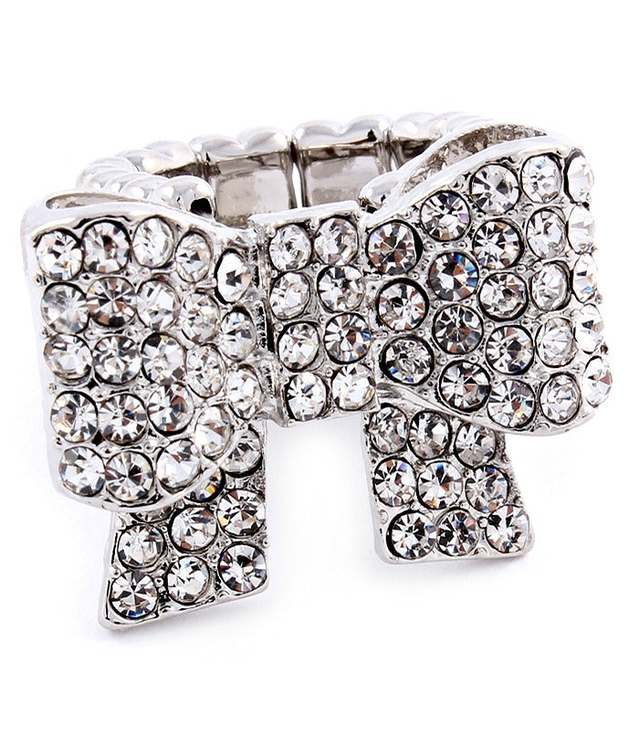 "Paris" Stretch Bow Ring