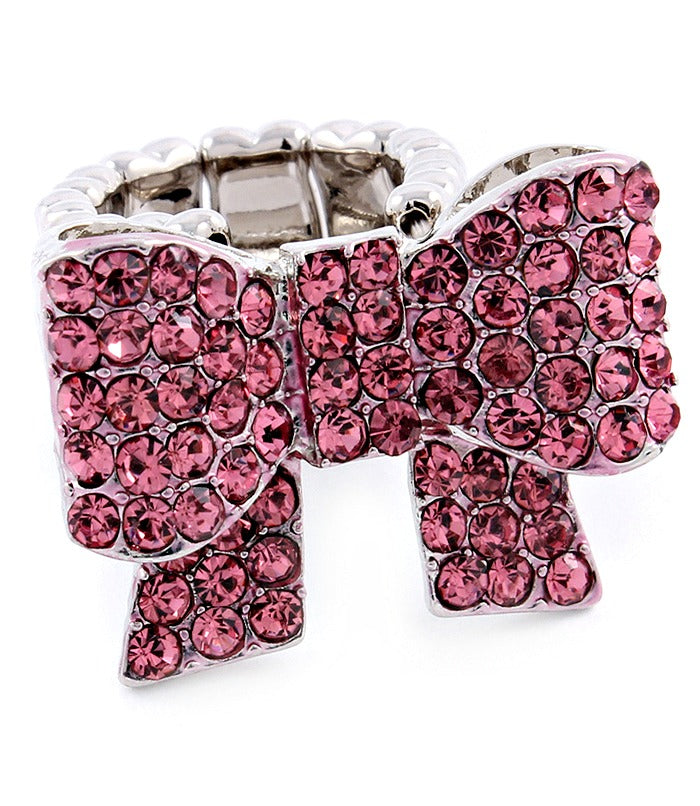"Paris" Stretch Bow Ring