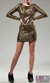 "TANIA" Long Sleeve Mini Dress