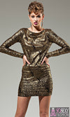 "TANIA" Long Sleeve Mini Dress