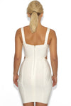 Off-White Cut Out Bandage Dress