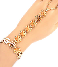 'SASHA'  HANDCHAIN AND RING BRACELET