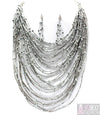 “Zara”  Layered Necklace and Earring Set