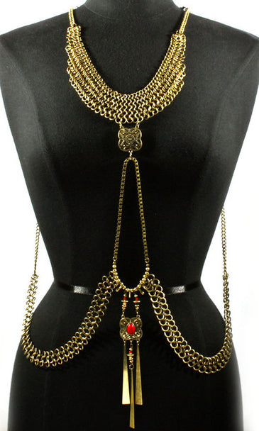 'ZITA'  ARMOUR  BODY CHAIN