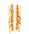“Amber” Basketball Wives Fish Hook  Earring - Yellow