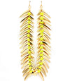 “Amber” Basketball Wives Fish Hook  Earring - Yellow