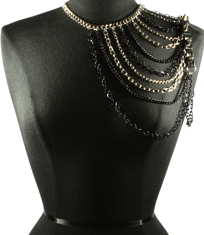 “VOGUE” MULTI LAYERED Shoulder Body Chain