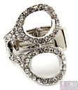 Load image into Gallery viewer, “Scissor” Adjustable Crystal Stud Ring
