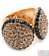 “Carly” Adjustable Crystal Stud Ring