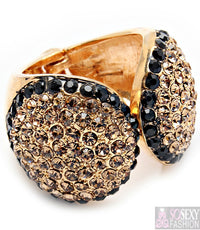 “Carly” Adjustable Crystal Stud Ring