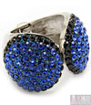 “Carly” Adjustable Crystal Stud Ring