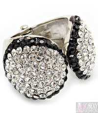 “Carly” Adjustable Crystal Stud Ring