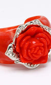 'Carmen' Coral Cuff Bracelet