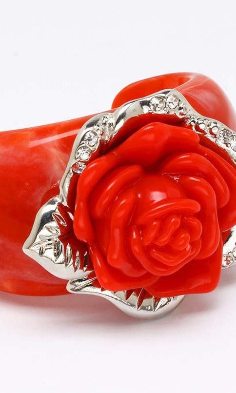 'Carmen' Coral Cuff Bracelet