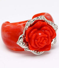 'Carmen' Coral Cuff Bracelet