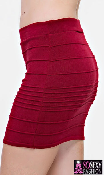 'JEMA' Bodycon Bandage Skirt