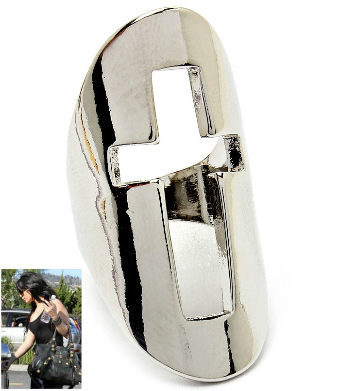 “Kim” Hollywood Cross Ring