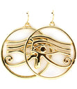 Load image into Gallery viewer, &quot;HORUS&quot; FISH HOOK EARRINGS
