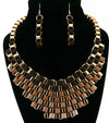'Cleopatra'  Necklace and Earring Set - Blue