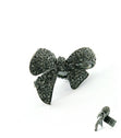 Load image into Gallery viewer, Stretch Rhinestone Crystal Ribbon Bow Ring
