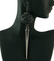 Load image into Gallery viewer, Basketball Wives Crystal Fireball Spike Earrings
