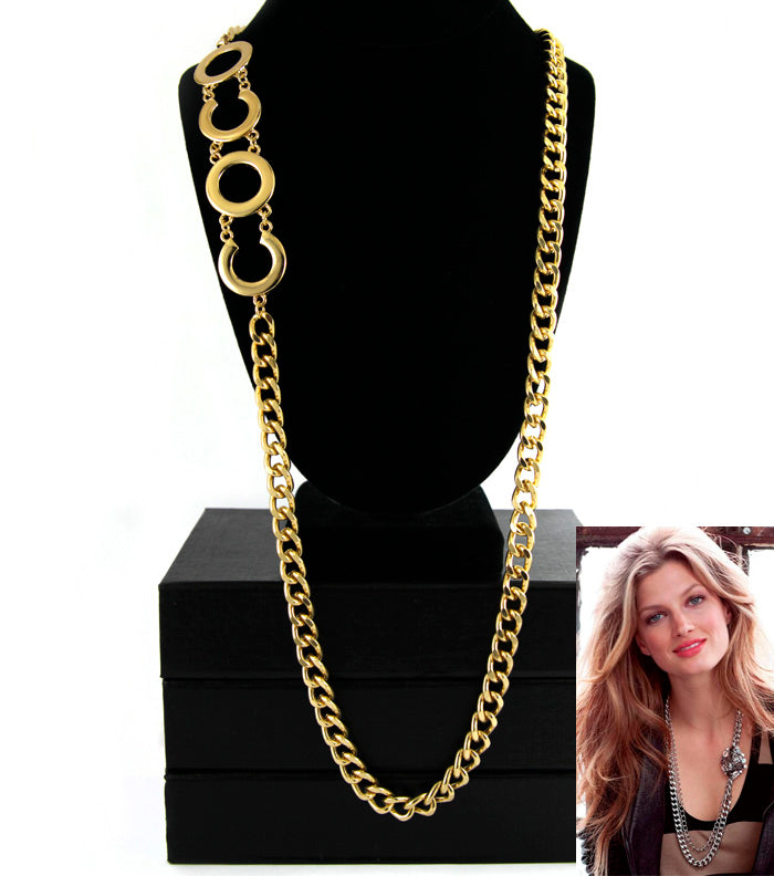 COCO  LONG CHAIN NECKLACE