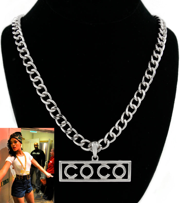 'COCO' CURB CHAIN  NECKLACE
