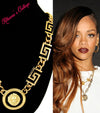 Designer Inspired Lionhead cuban Necklace