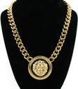 Load image into Gallery viewer, URBAN GLAM LIONHEAD NECKLACE
