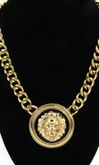 Load image into Gallery viewer, URBAN GLAM LIONHEAD NECKLACE
