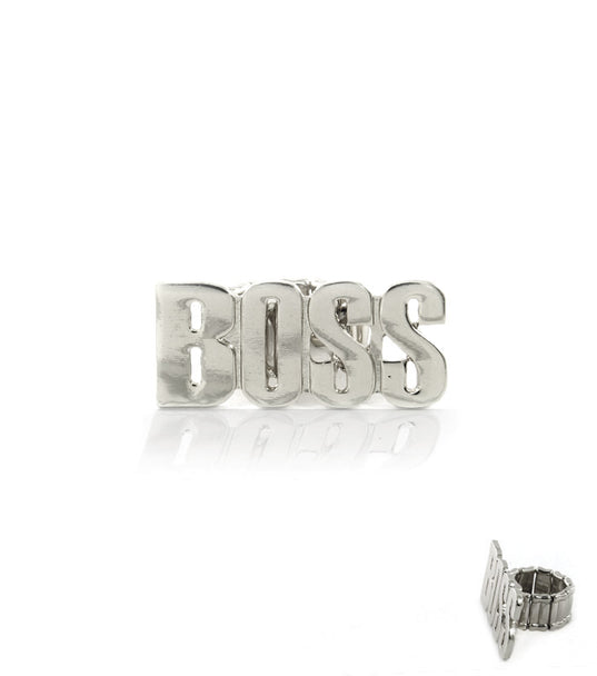 BOSS Stretchable Gold Ring