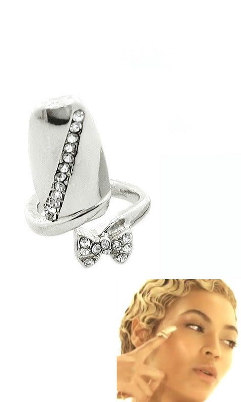 Adjustable Crystal Finger Tip Nail Ring