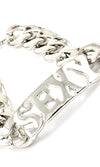 "SEXY" CURB CHAIN BRACELET