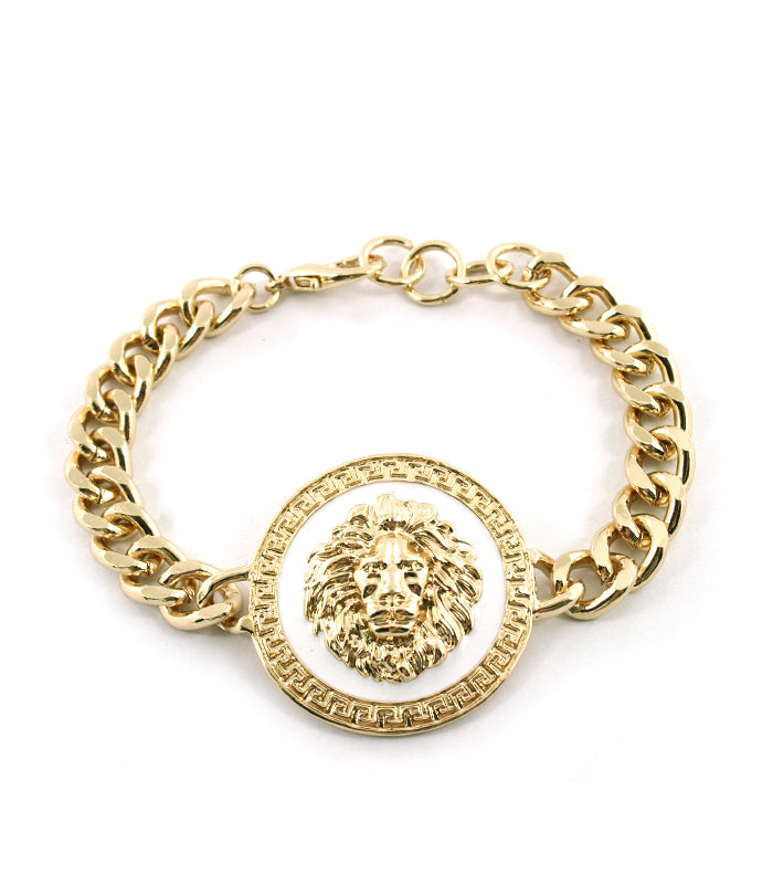 VINTAGE Lion Head Chain Bracelet