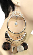 Load image into Gallery viewer, Basketball Wives Fish Hook Earrings -  Gold
