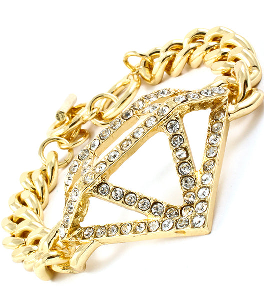 "NICKI MINAJ" DIAMOND BRACELET