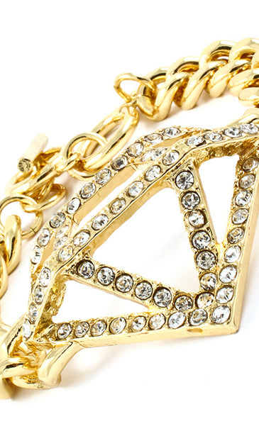 "NICKI MINAJ" DIAMOND BRACELET