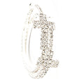 CRYSTAL CROSS EARRINGS