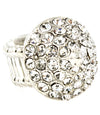 'Cassie'  Adjustable Crystal Stone  Ring
