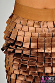 Load image into Gallery viewer, “Kylie Minogue”  Tiered Square Cut Mini Skirt
