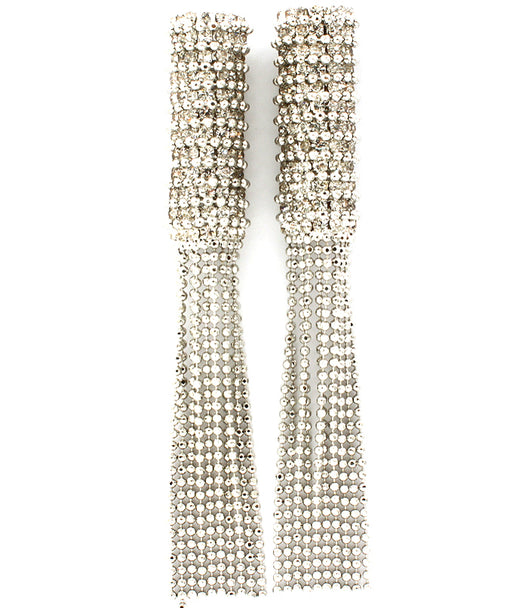 “Paris”  Crystal Stone Tassel Earring