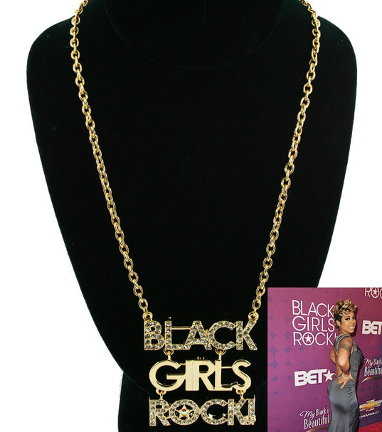 BLACK GIRLS ROCK  NECKLACE