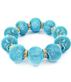 'Chloe' Crystal Mesh Stretch Bracelet  - Pink
