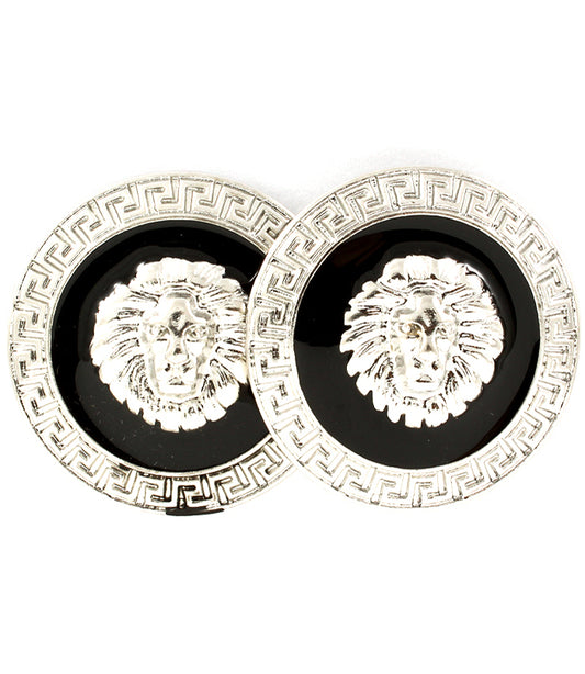 LION HEAD EARRINGS