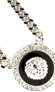 Load image into Gallery viewer, LIONHEAD  CRYSTAL NECKLACE
