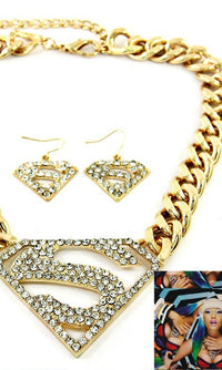 'NICKI' CRYSTAL NECKLACE SET