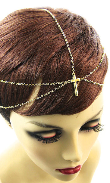 LAYERED CROSS HEADCHAIN