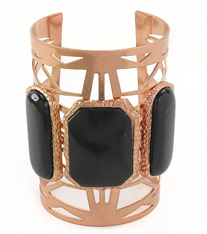 'KYLIE' CUFF RESIN STATEMENT BANGLE