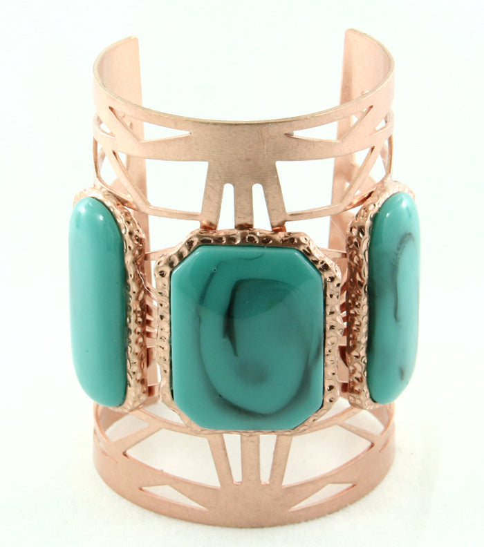 'KYLIE' CUFF RESIN STATEMENT BANGLE