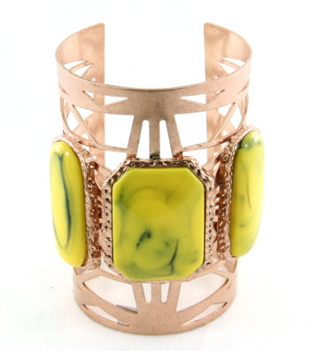 'KYLIE' CUFF RESIN STATEMENT BANGLE